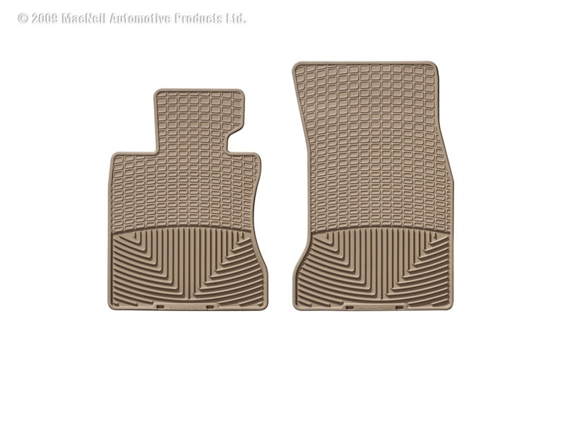 WeatherTech 04-07 BMW 525i Front Rubber Mats - Tan