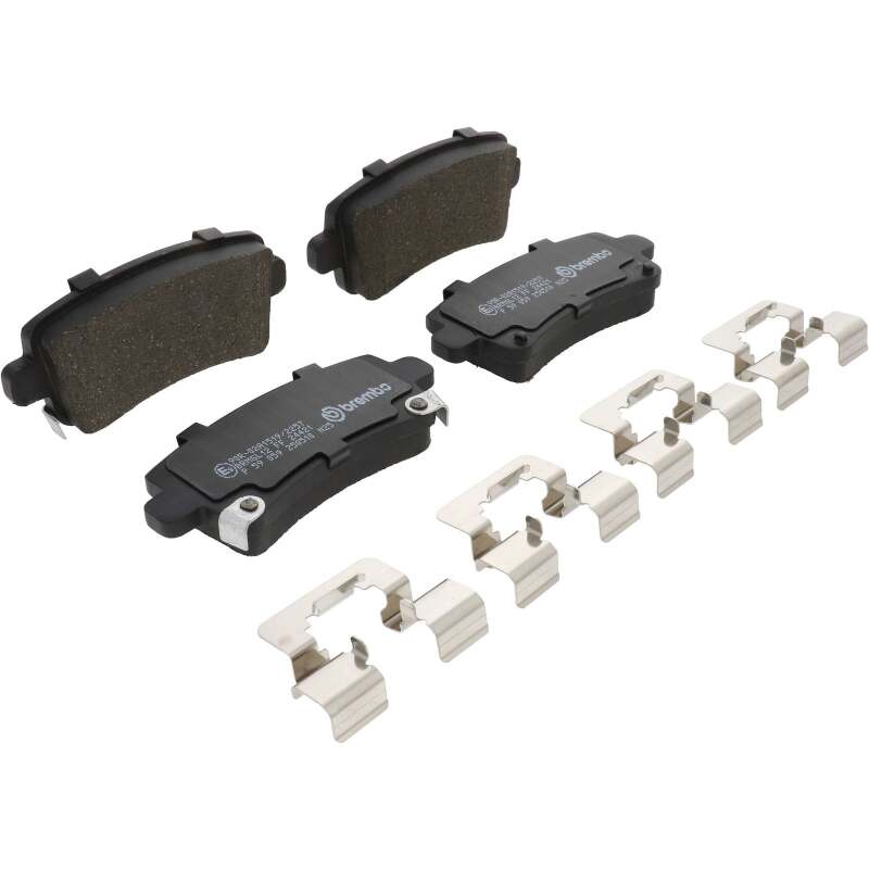 Brembo OE 13-17 Cadillac XTS/2019 XTS/14-19 Chevrolet Impala/2010 Saab 9-5 Low-Met Brake Pad - Rear