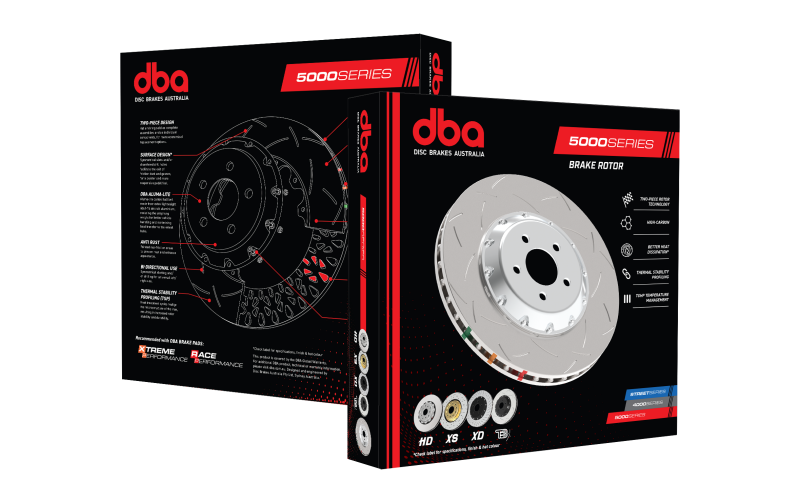 DBA 5000 Series Slotted Front Left Rotor