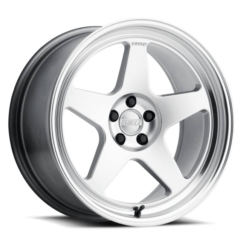 Kansei K12H Knp 18x8.5in / 5x108 BP / 35mm Offset / 63.4mm Bore - Hyper Silver Wheel