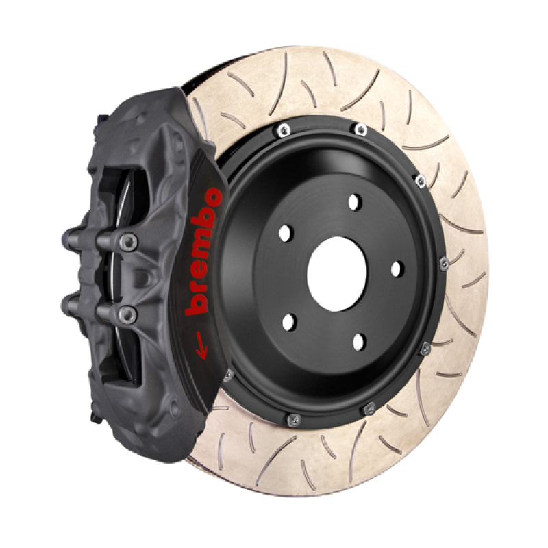 Brembo 89-98 Skyline GTR PISTA Front Race BBK 6 Piston Forged 2pc355x35x53a 2pc Rotor T3-Black HA