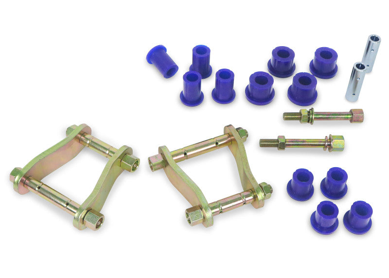 Superpro 05-15 Toyota Hilux 4WD Greasable Shackle and Bushing Kit