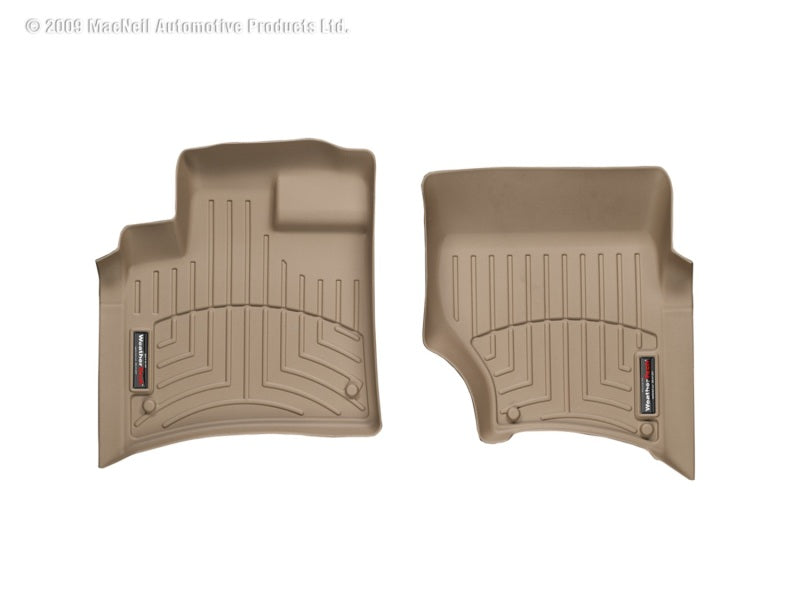 WeatherTech 07+ Audi Q7 Front FloorLiner - Tan