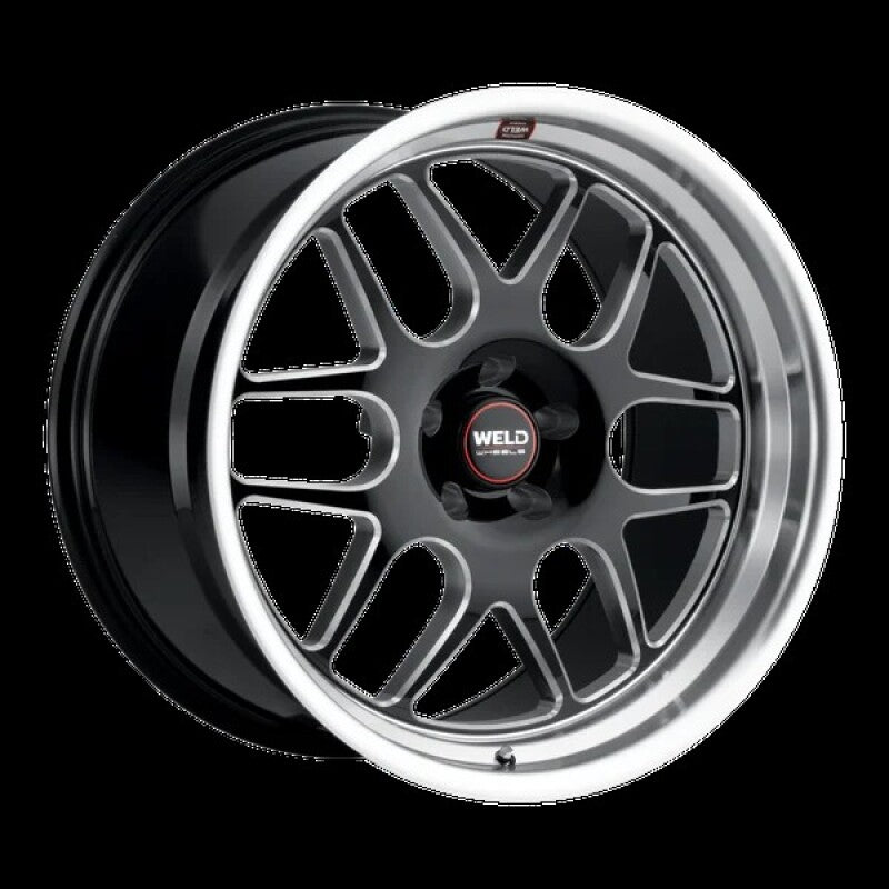 Weld Solana 20x12 / 6x139.7 BP / ET-57 / 106.1mm Bore - Gloss Black MIL DIA Wheel