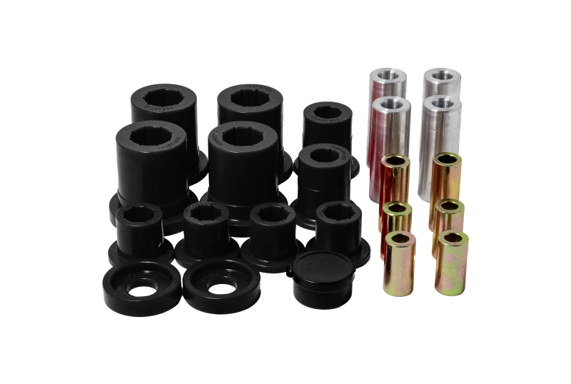 Energy Suspension 10-18 Dodge Ram 1500 Front Control Arm Bushing Set - Black