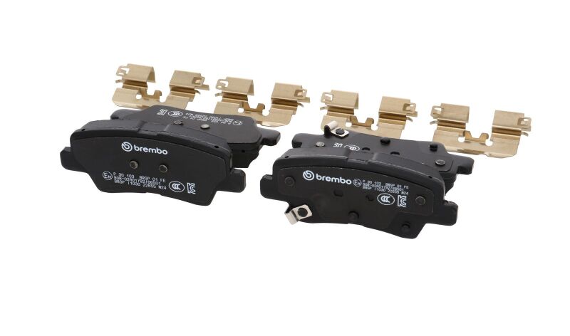 Brembo OE 21-22 Hyundai Accent/19-24 Nexo/2016 Sonata/2019 Sonata PRIME Low-Met Brake Pad - Rear