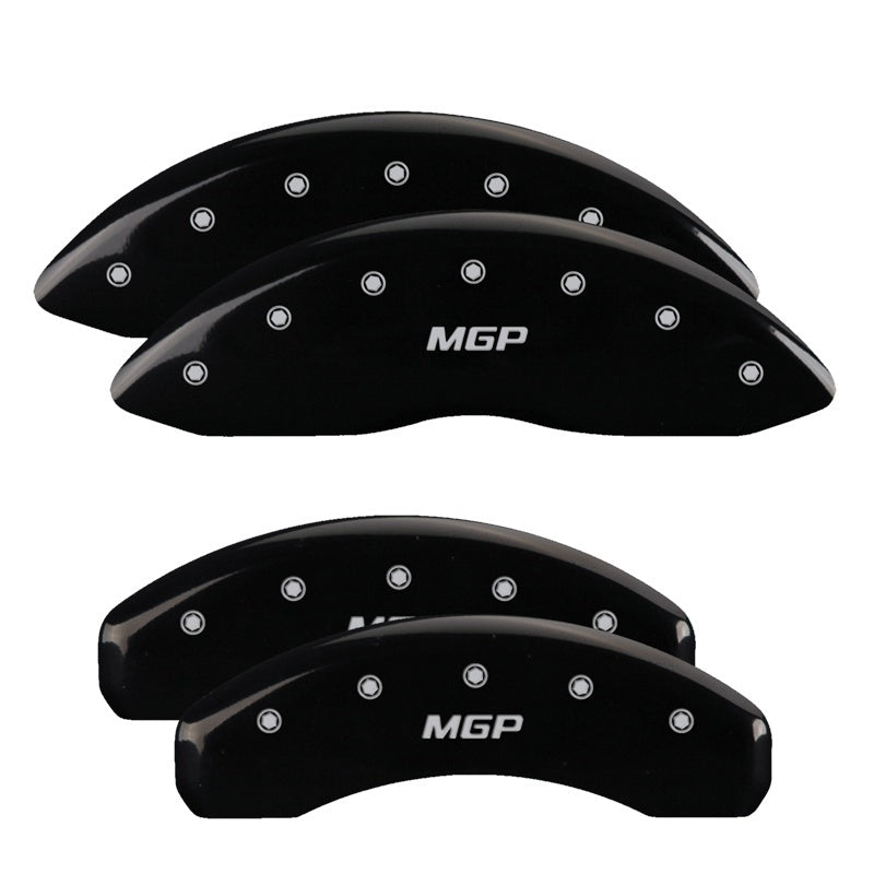 MGP 4 Caliper Covers Engraved Front & Rear With out stripes/Dodge Yellow finish black ch