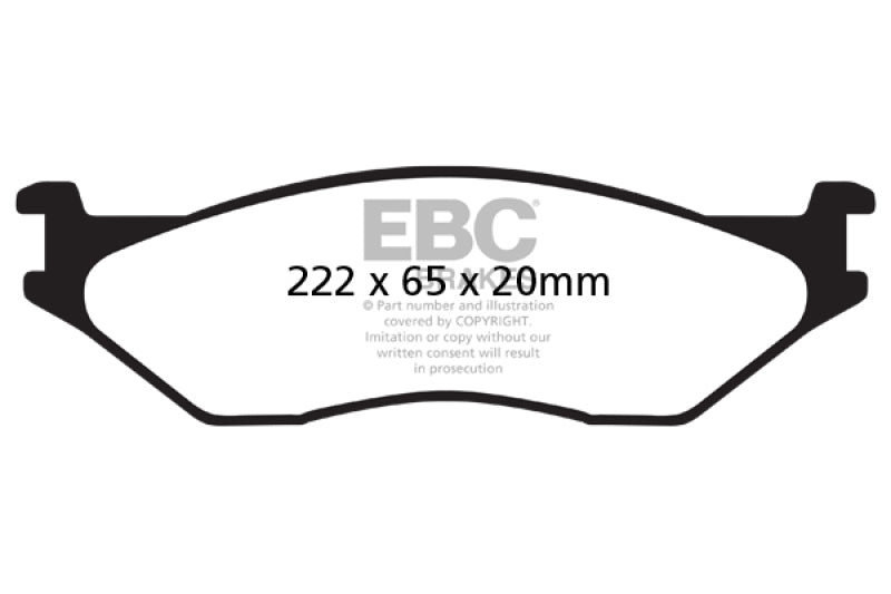 EBC 02-05 Ford Econoline E550 Yellowstuff Front Brake Pads