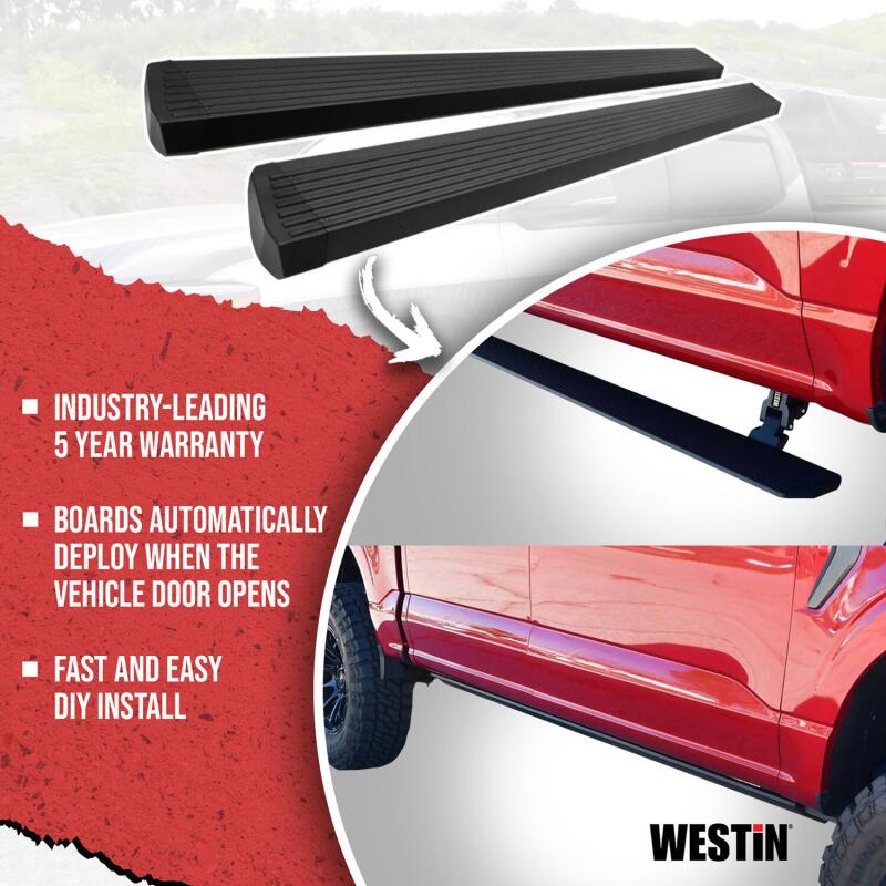 Westin 09-18 Dodge RAM 1500 Quad Cab Pro-e Electric Running Boards