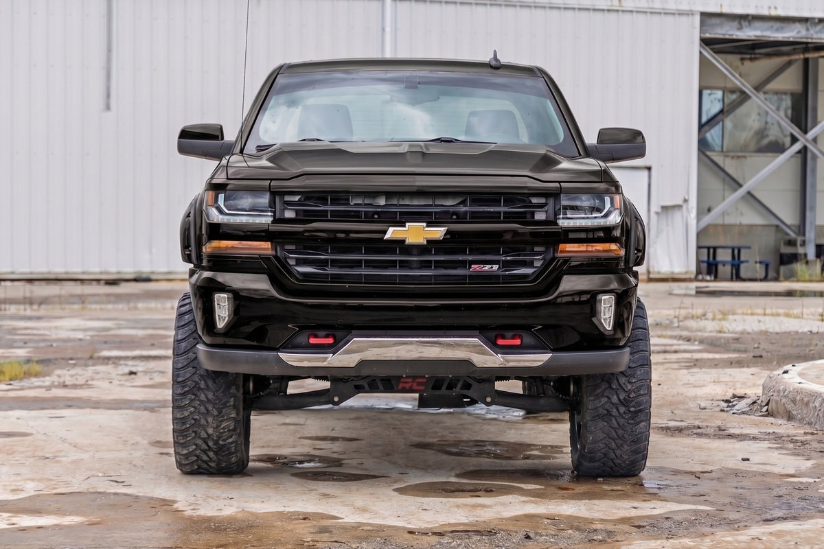 Pocket Fender Flares | 5'9" Bed | GB8 Mosaic Black | Chevy Silverado 1500 (14-18 & Classic)
