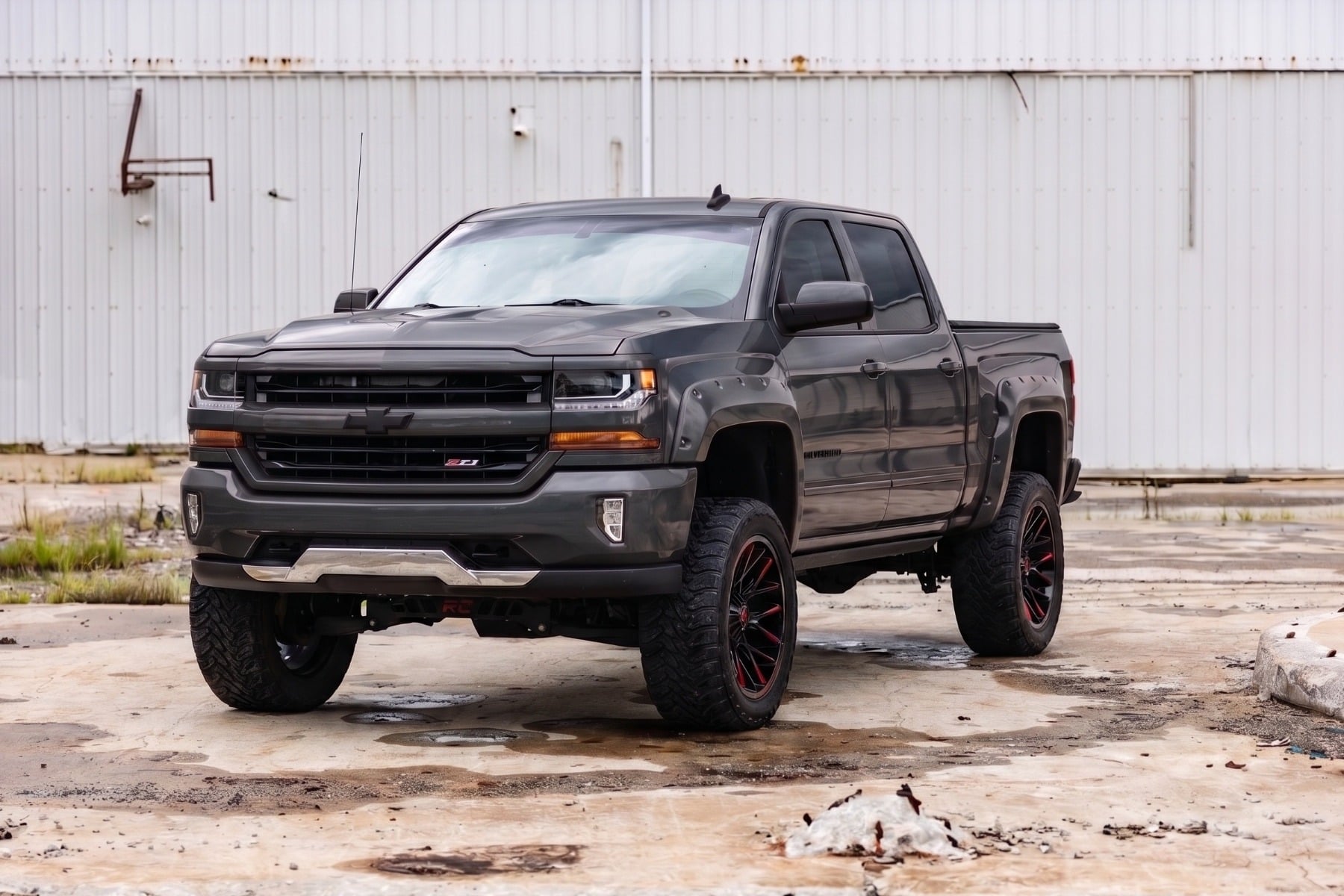 Pocket Fender Flares | 5'9" Bed | GPA Graphite | Chevy Silverado 1500 (14-18 & Classic)