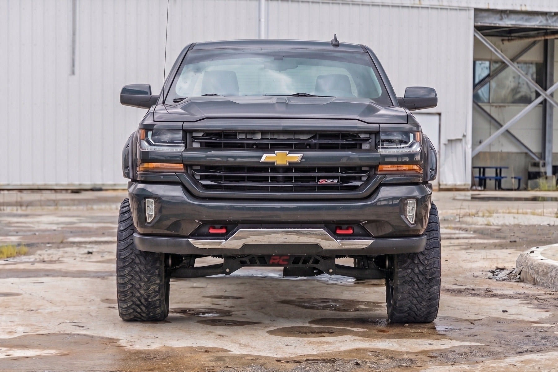 Pocket Fender Flares | 6'7" & 8' Bed | GPA Graphite | Chevy Silverado 1500 (14-18)/2500HD