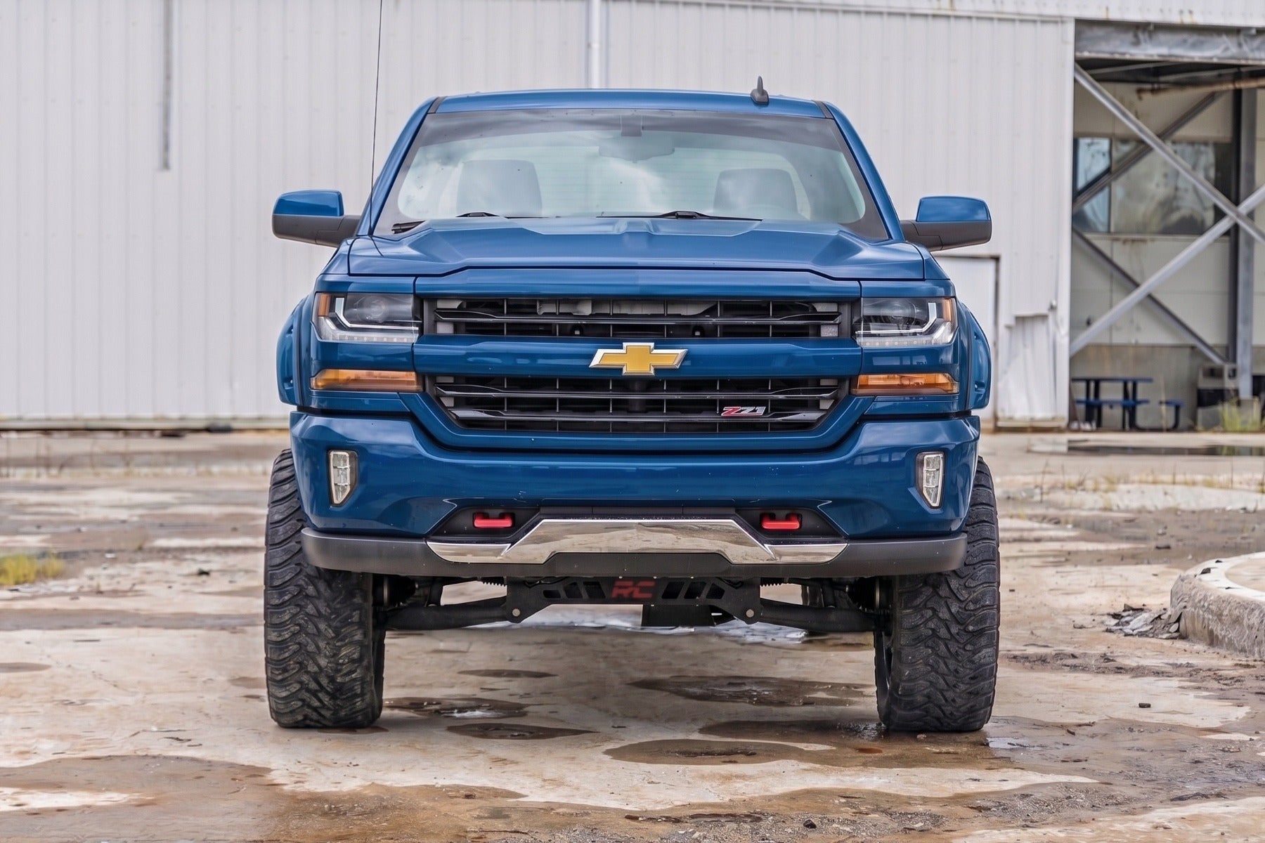 Pocket Fender Flares | 6'7" & 8' Bed | GA0 Northsky Blue | Chevy Silverado 1500 (14-18)/2500HD