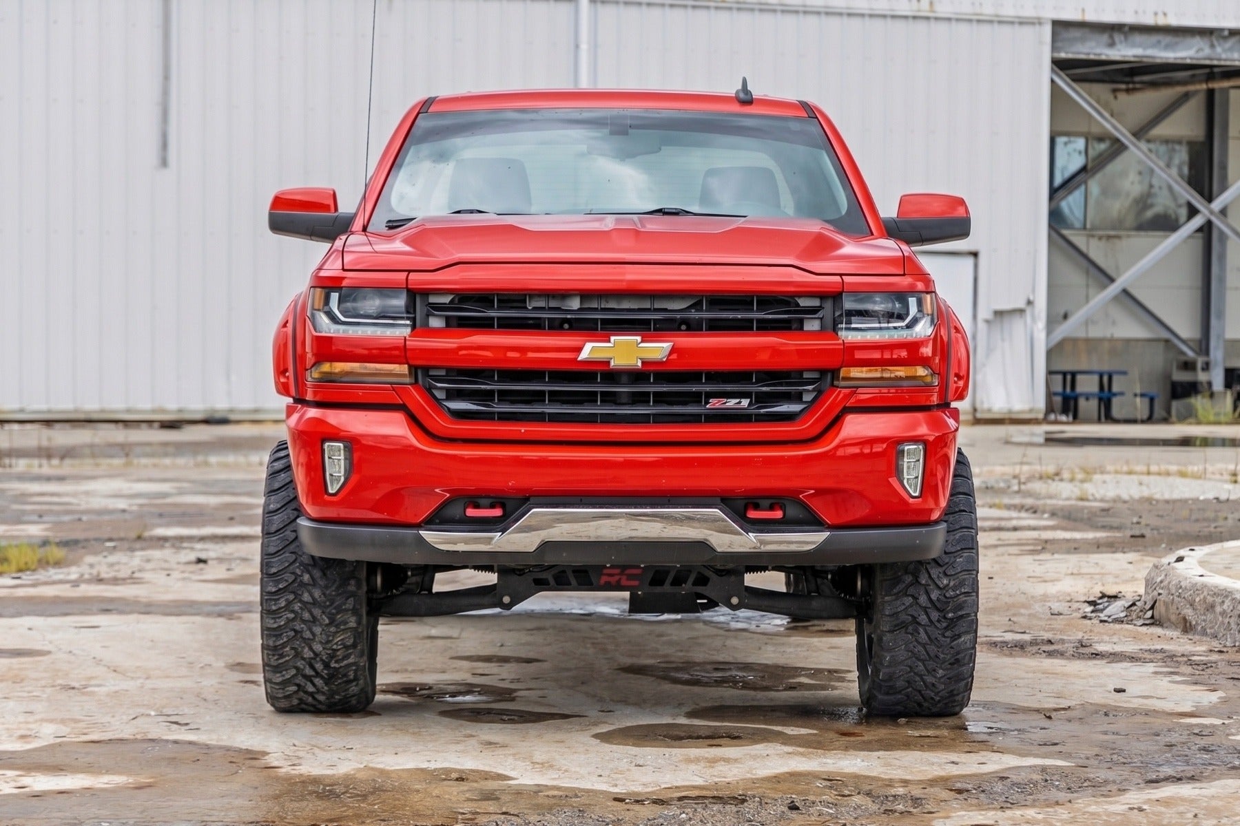 Pocket Fender Flares | 6'7" & 8' Bed | G7C Red Hot | Chevy Silverado 1500 (14-18)/2500HD