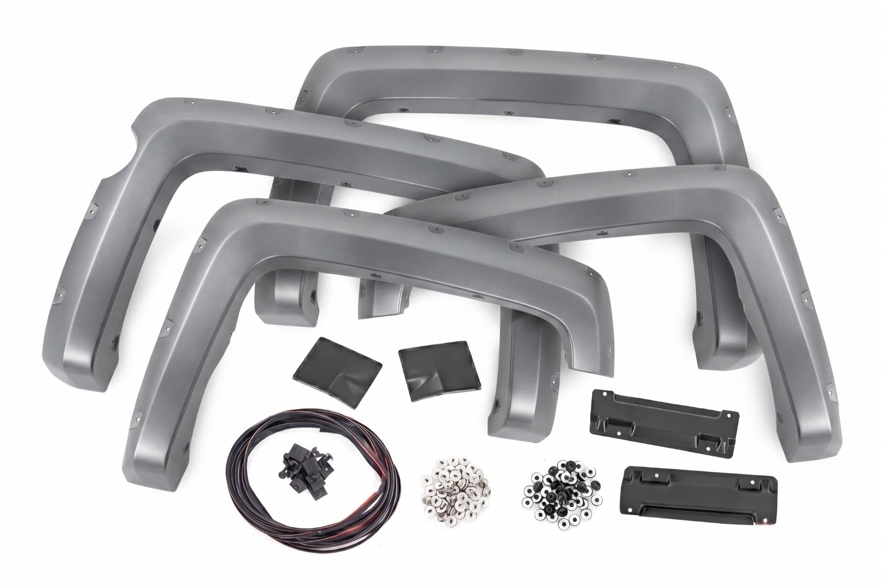 Pocket Fender Flares | 5'9" Bed | G9K Satin Steel | Chevy Silverado 1500 (14-18 & Classic)