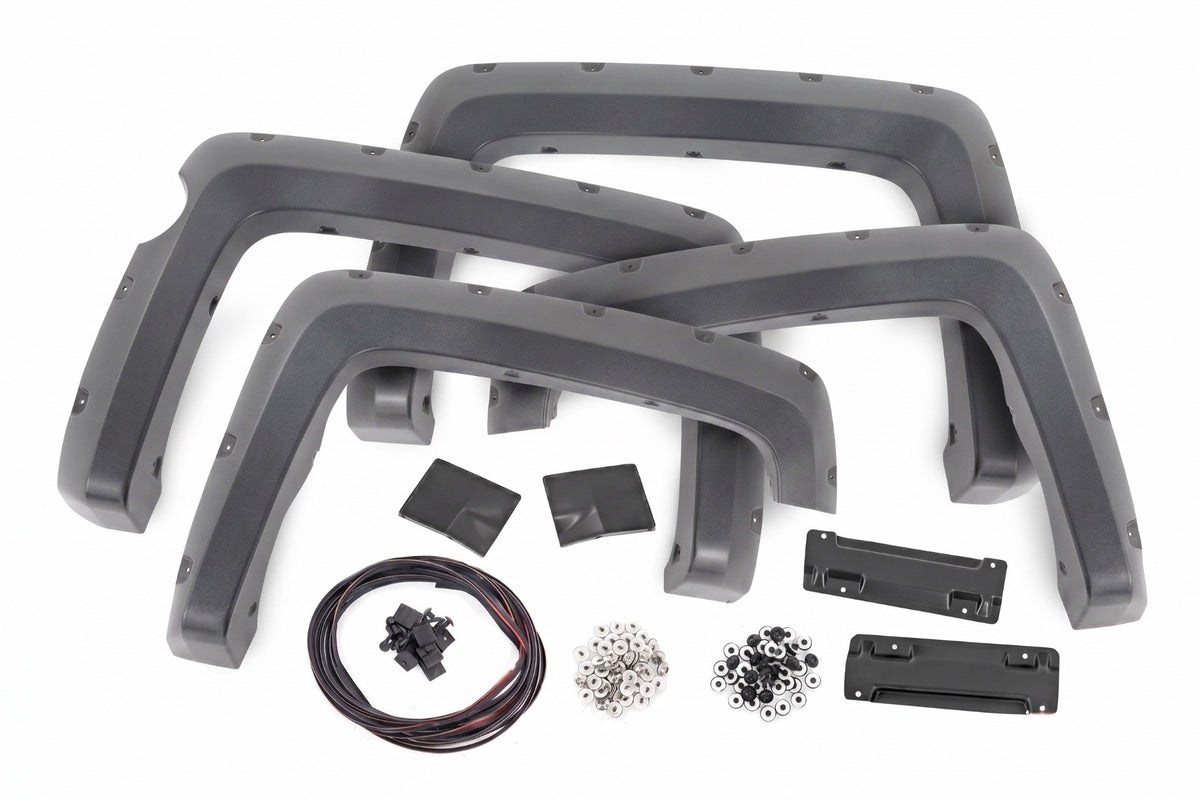 Pocket Fender Flares | 5'9" Bed | GJI Shadow Gray | Chevy Silverado 1500 (14-18 & Classic)