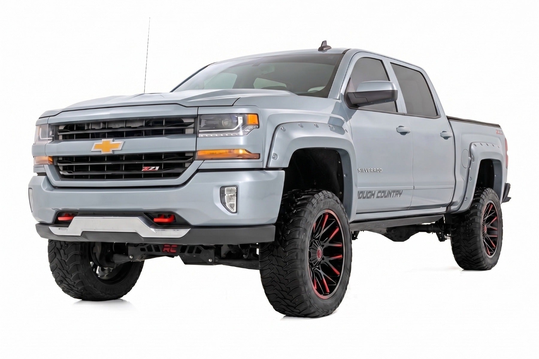 Pocket Fender Flares | 5'9" Bed | GAN Silver Ice Metallic | Chevy Silverado 1500 (14-18 & Classic)