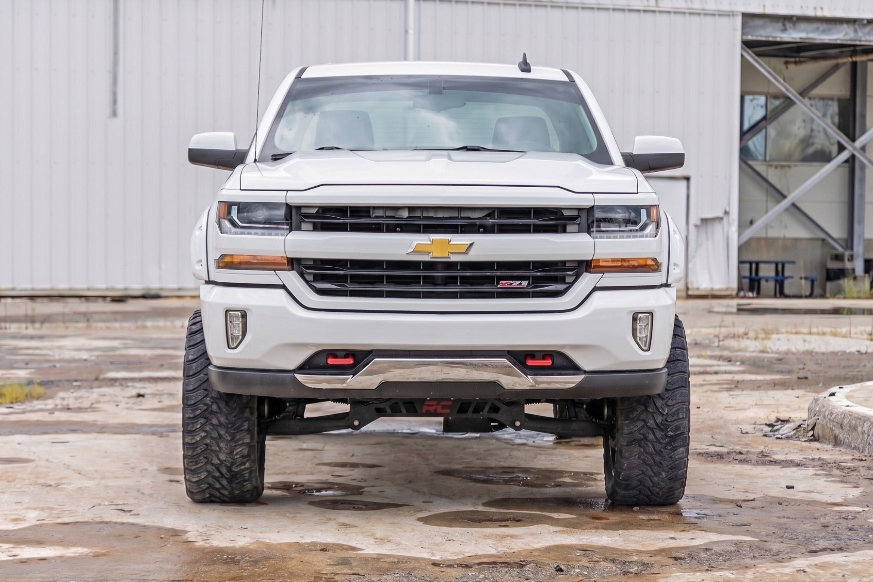 Pocket Fender Flares | 5'9" Bed | GAZ Summit White | Chevy Silverado 1500 (14-18 & Classic)