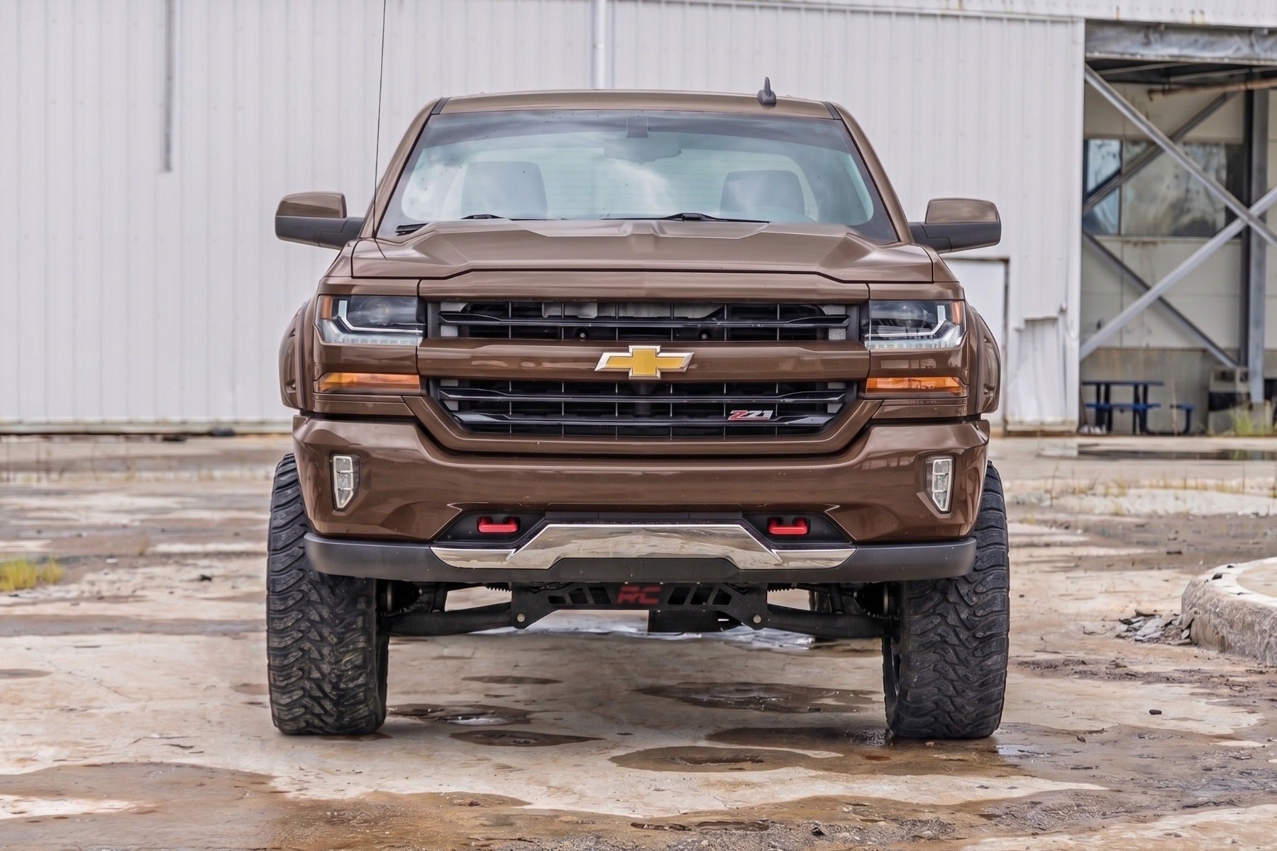 Pocket Fender Flares | 6'7" & 8' Bed | GXG Tungsten | Chevy Silverado 1500 (14-18)/2500HD