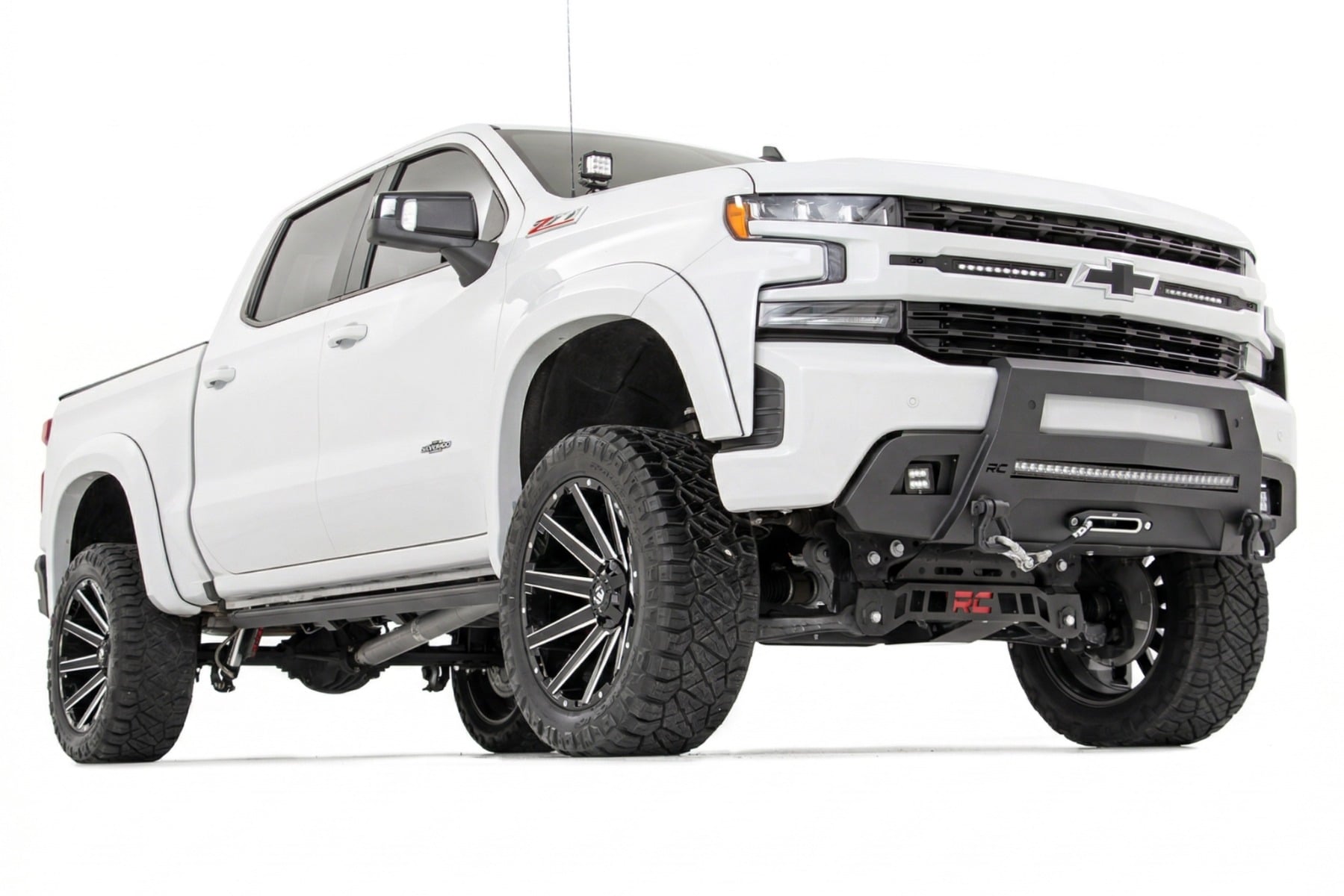 SF1 Fender Flares | GAZ Summit White | Chevy Silverado 1500 2WD/4WD (19-26)