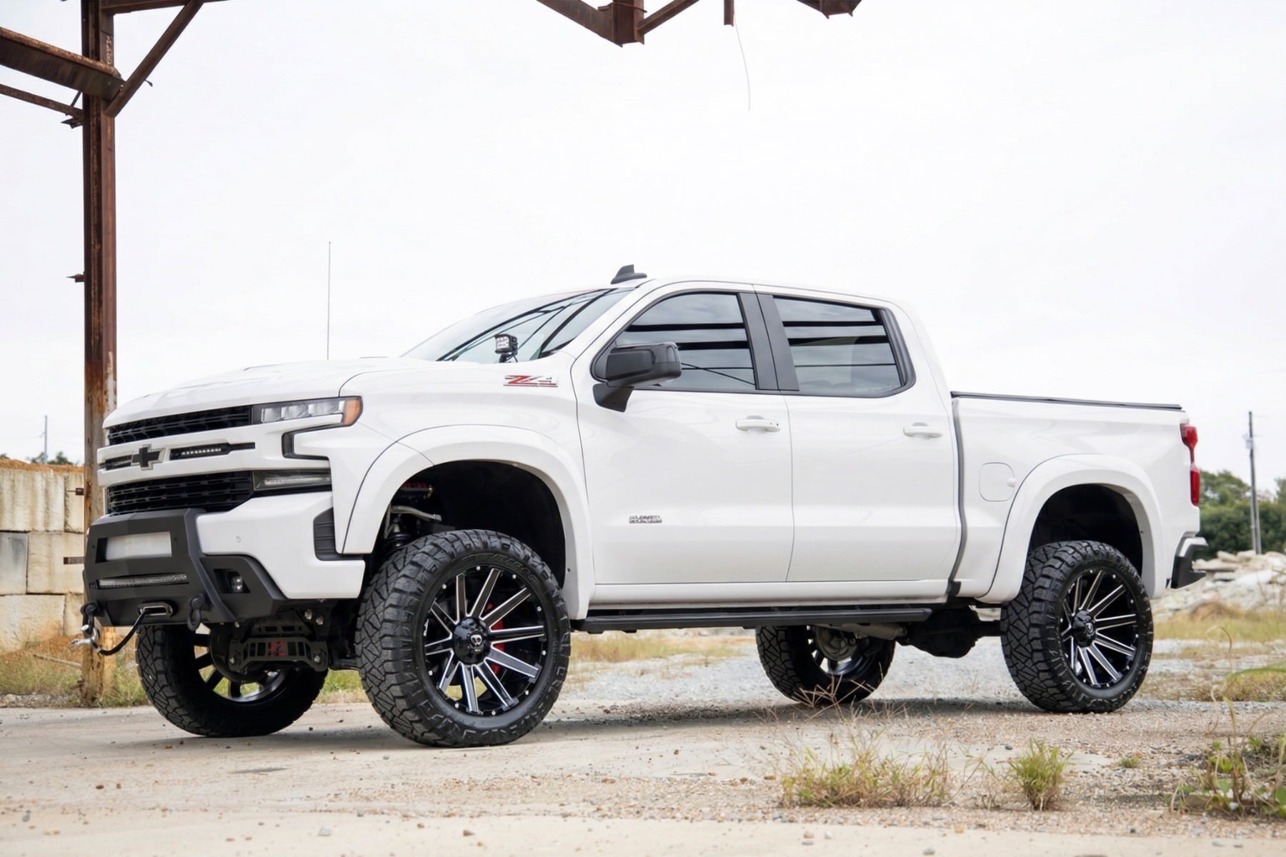 SF1 Fender Flares | GAZ Summit White | Chevy Silverado 1500 2WD/4WD (19-26)