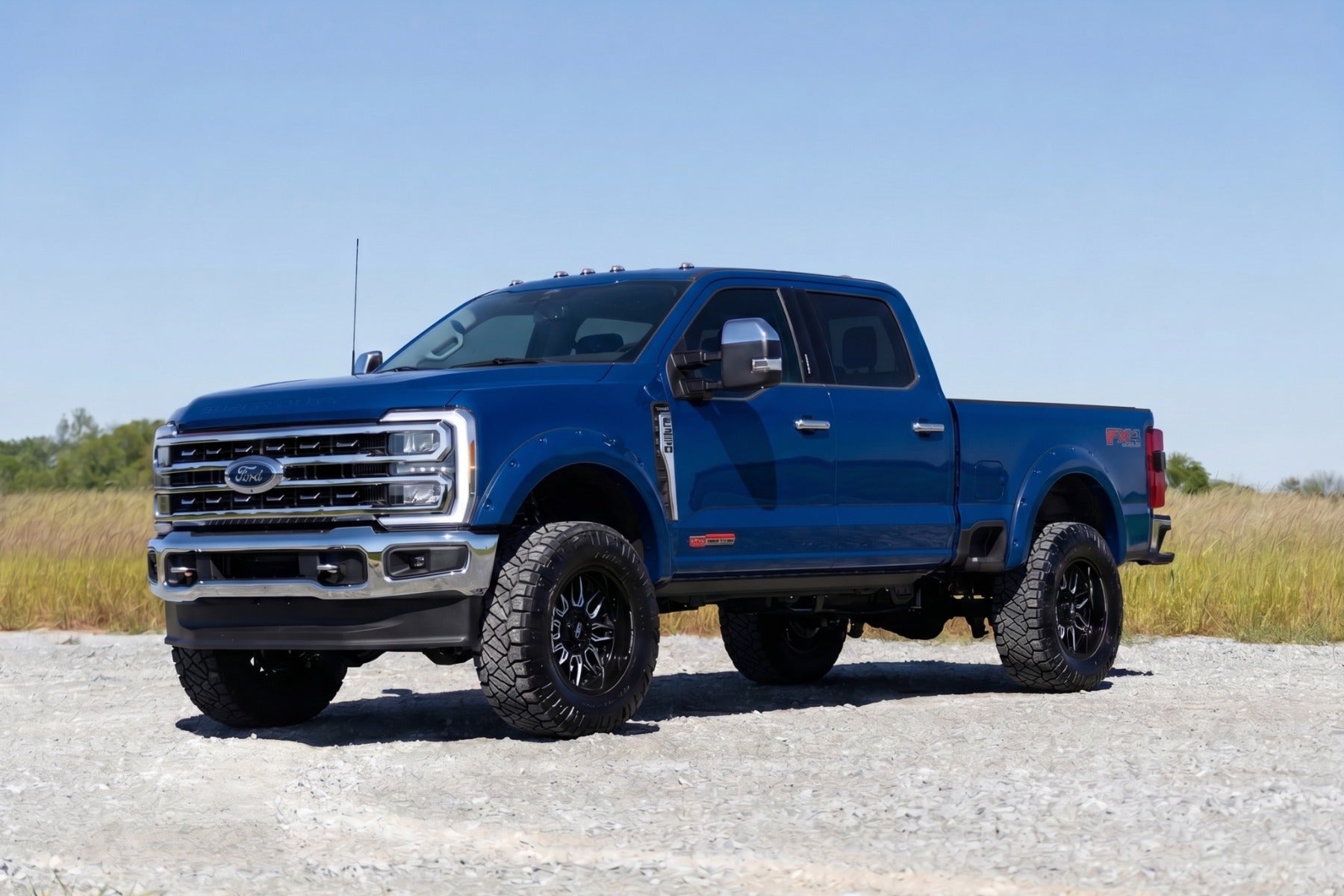 Pocket Fender Flares | E9 Argon Blue | Ford F-250/F-350 Super Duty (23-26)