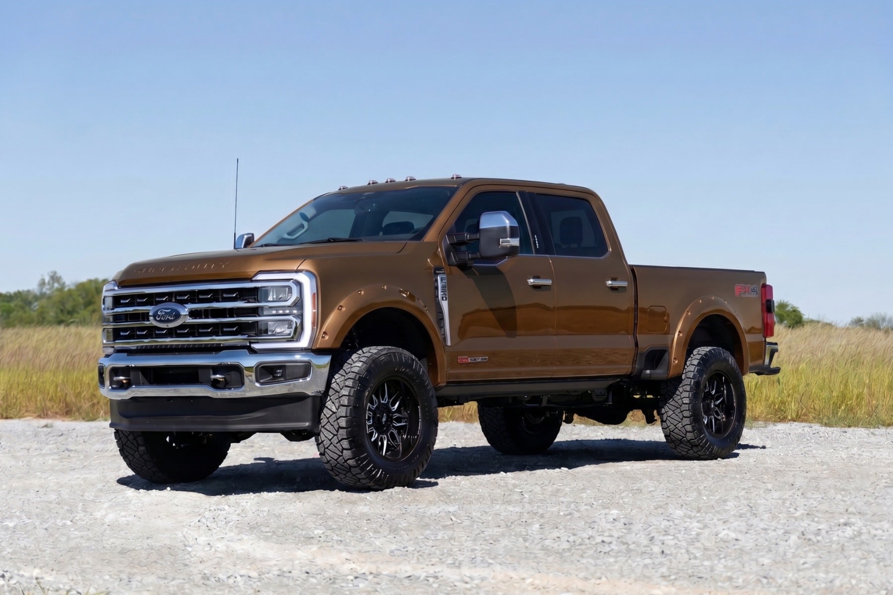 Pocket Fender Flares | LJ Darkened Bronze | Ford F-250/F-350 Super Duty (23-26)