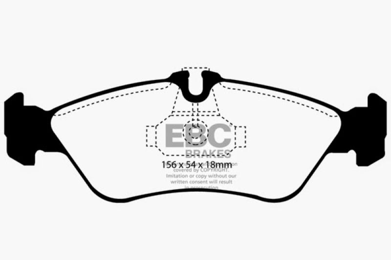 EBC 03-05 Dodge Sprinter 2500 ATE Rear Greenstuff Rear Brake Pads