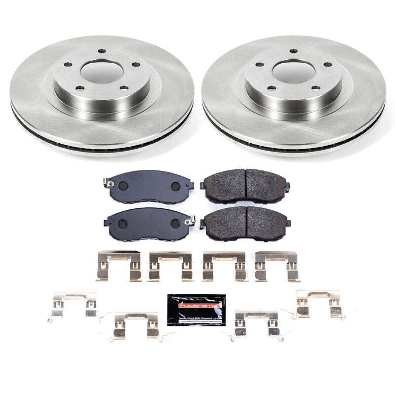 Power Stop 02-04 Infiniti I35 Front Track Day Brake Kit