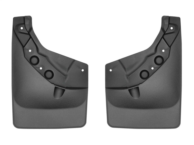 WeatherTech 24-25 Toyota Tacoma w/Fender Flares Rear No Drill MudFlaps - Black