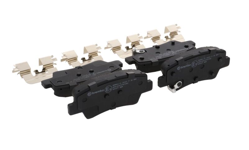 Brembo OE 2017 Hyundai Elantra/18-22 Ioniq/18-19 Sonata/16-17 Veloster Low-Met Brake Pad - Rear