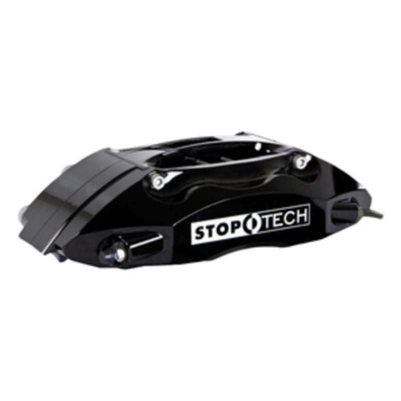 StopTech 95-99 BMW M3 (E36) BBK Rear ST-40 Black Calipers 332x32 Slotted Rotors