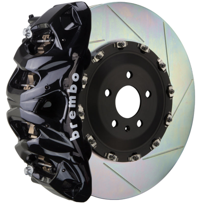 Brembo 07-14 Escalade/ESV/EXT Fr GT BBK 8Pis Cast 412x38 2pc Rotor Slotted Type1-Black