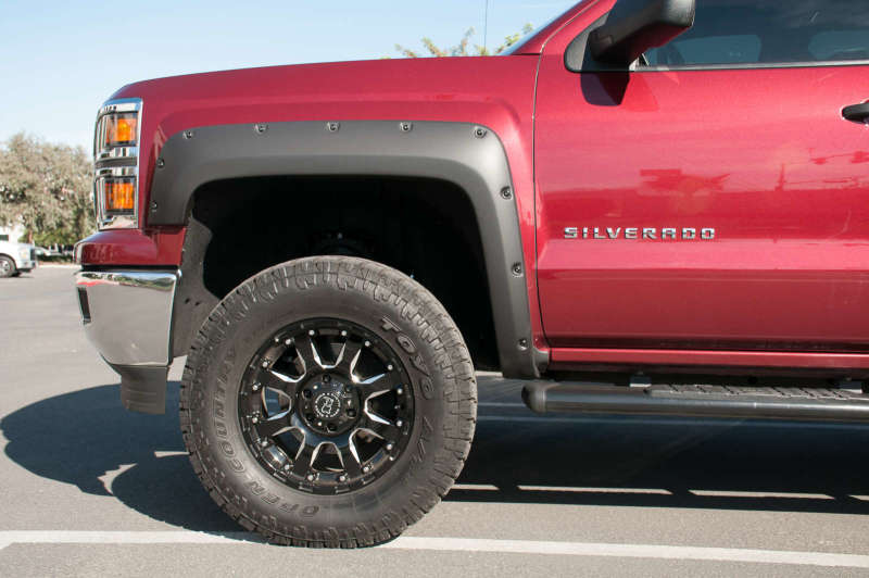 EGR 14+ Chev Silverado 5ft Bed Bolt-On Look Fender Flares - Set - Matte