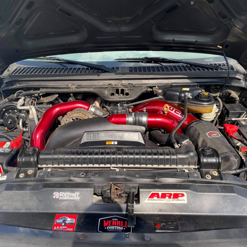 Wehrli 03-07 Ford 6.0L Powerstroke 4in Intake Kit - Flat Black