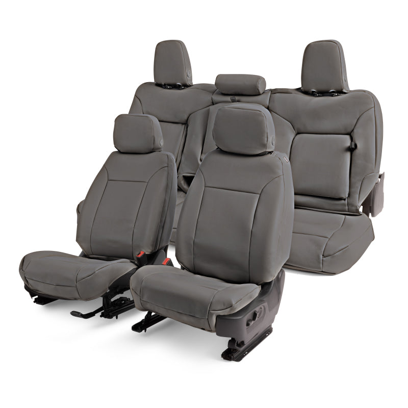 Covercraft 15-22 Chevrolet Colorado/GMC Leatherette PrecisionFitFront Row Seat Covers - Stone