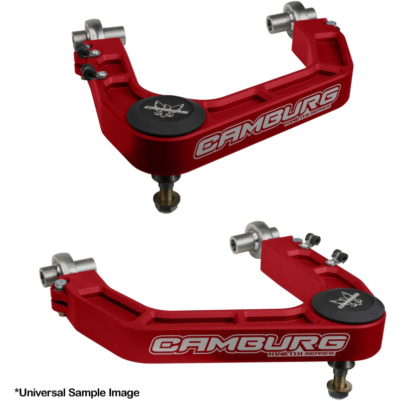 Camburg 21-24 Ford F-150 (Ex. Raptor) KINETIK Series Billet Upper Control Arms - Red