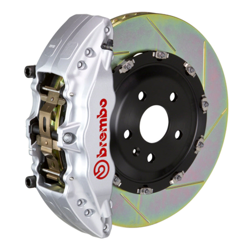 Brembo 11-21 Grand Cherokee (Excl. SRT) Fr GT BBK 6Pist Cast 2pc 380x34 2pc Rotor Slot Type1-Silver