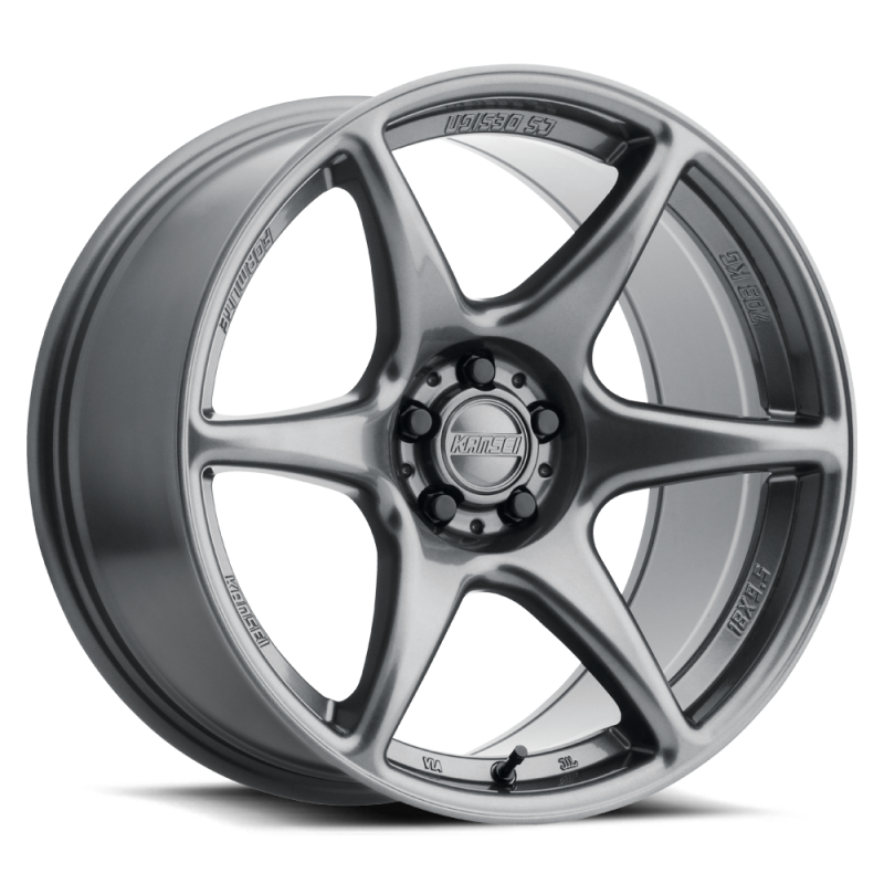 Kansei K11G Tandem 15x8in / 4x100 BP / 25mm Offset / 73.1mm  Bore - Gunmetal