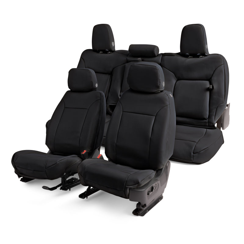 Covercraft 21-24 Ford F150 Leatherette PrecisionFit Custom Front Row Seat Covers - Black