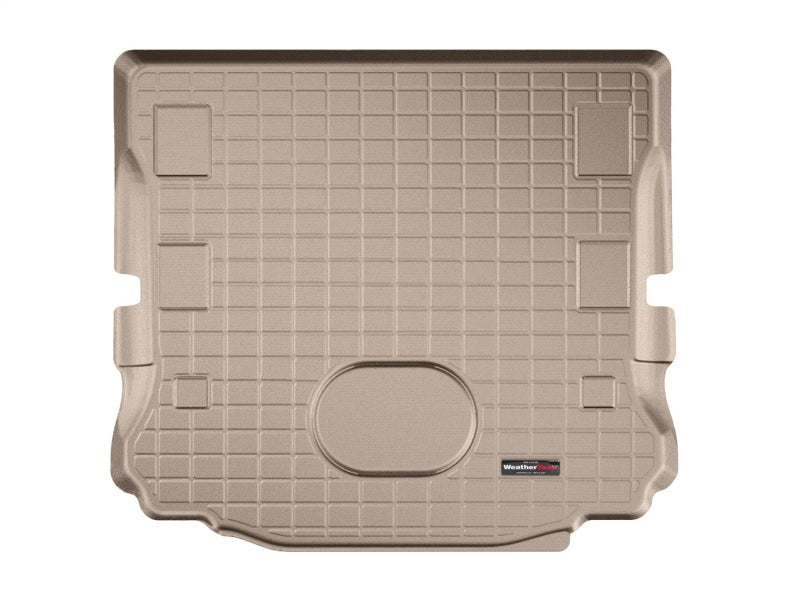 WeatherTech 2015+ Jeep Wrangler Cargo Liner - Tan (Works w/Alpine Premium 9-Speakers)