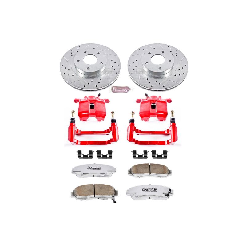 Power Stop 99-04 Acura RL Front Z26 Street Warrior Brake Kit w/Calipers