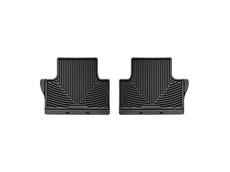 WeatherTech 07-14 Volvo S80 Rear Rubber Mats - Black