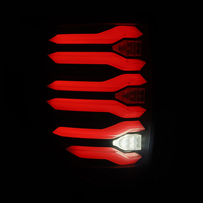 AlphaRex 09-14 Ford F150 LUXX LED Tailights - Black Housing