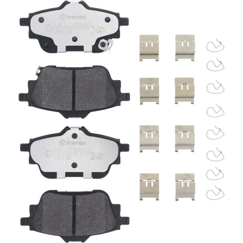 Brembo OE 20-24 Nissan Sentra PRIME Low-Met Brake Pad - Rear