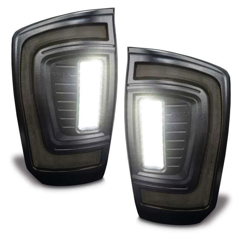 Oracle Lighting 16-23 Gen 3 Toyota Tacoma Black Series Flush Style LED Tail Lights