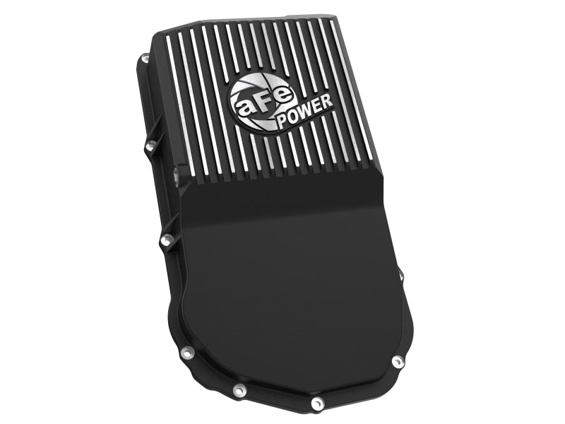 aFe POWER 21-24 RAM 1550 TRX Pro Series Transmission Pan Black w/ Machined Fins