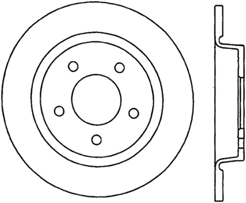 StopTech Power Slot 07-09 Mazdaspeed 3 Slotted CRYO Right Rear Rotor