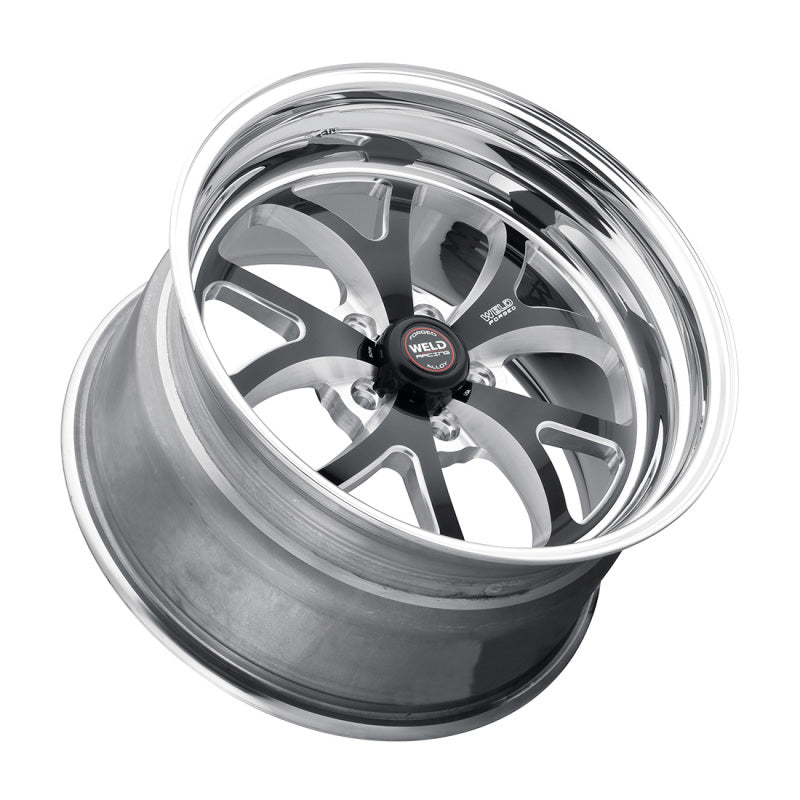 Weld S76 15x8 / 5x4.5 BP / 5.5in. BS Black Wheel (Medium Pad) - Non-Beadlock