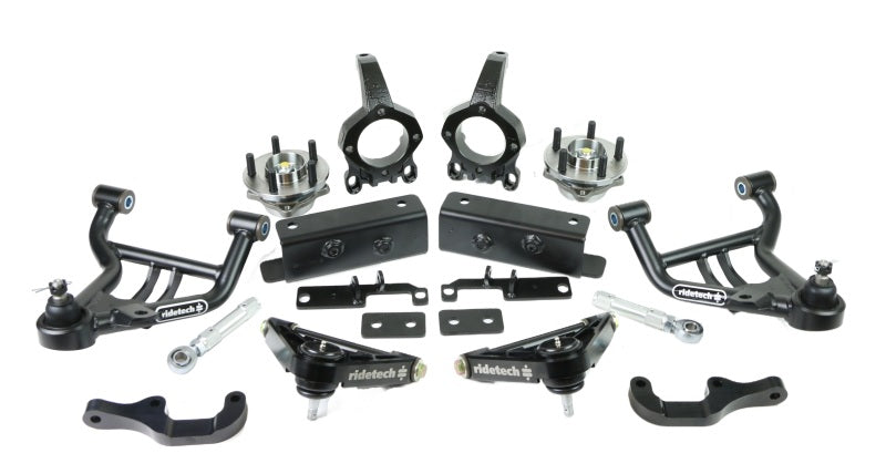 Ridetech 79-93 Ford Mustang w/ Aftermarket K-Member Front SLA Suspension System